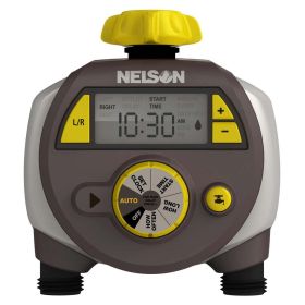 Sprinkler Double Outlet LCD Timer