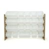 Journey Extra Large Toy Storage Organizer with 20 Storage Bins, Natural/White
