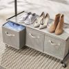 Better Homes & Gardens 2 Tier Garment Rack with 3 Drawer Closet Organizer , Gray