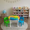Journey Extra Large Toy Storage Organizer with 20 Storage Bins, Natural/White