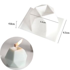 Non-stick Bubble Cube Candles Silicone Mold 3D Aromathera (Option: 10 Style)