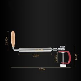 304 Stainless Steel Fixed Roller Type Rolling Pin Household Roller Face Stick (Option: S)