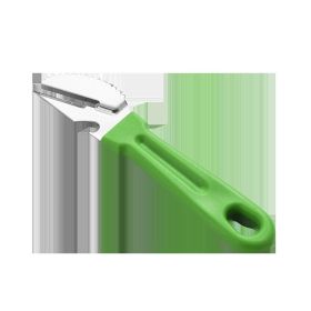 Household Multifunctional Stainless Steel Peeler (Color: Green)
