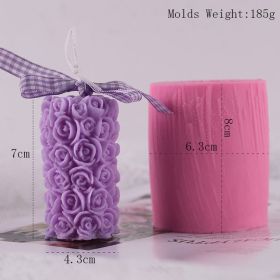 Non-stick Bubble Cube Candles Silicone Mold 3D Aromathera (Option: 7 Style)