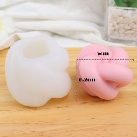 Non-stick Bubble Cube Candles Silicone Mold 3D Aromathera (Option: 4 Style)