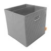 AFJE1001BLUE-3SZ Jiaessentials Blue Closet Organizers Cube Bins 3 Size 6pcs.