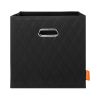AFJE1001BLUE-3SZ Jiaessentials Blue Closet Organizers Cube Bins 3 Size 6pcs.