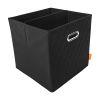 AFJE1001BLUE-3SZ Jiaessentials Blue Closet Organizers Cube Bins 3 Size 6pcs.