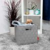 AFJE1001BLUE-3SZ Jiaessentials Blue Closet Organizers Cube Bins 3 Size 6pcs.