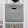 AFJE1001BLUE-3SZ Jiaessentials Blue Closet Organizers Cube Bins 3 Size 6pcs.